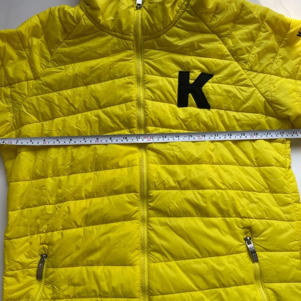 Kärcher Yellow Utility Puffer Jacket Workwear Gorpcore Streetwear Carhartt Style